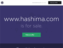 Tablet Screenshot of hashima.com